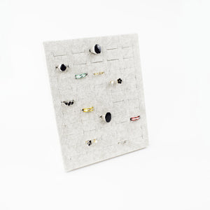 Velvet Jewelry Tower Earrings Ring Holder Organizer Box