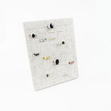 Velvet Jewelry Tower Earrings Ring Holder Organizer Box