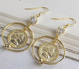 Vintage Palace Style Dangle Earrings Women Jewelry
