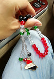 IRAQ Map Necklace Prayer Beads Rosary Iraqi Flag Sticker