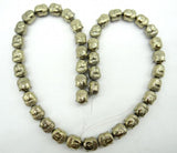 Quartz Crystal Hematite Pendant Necklace 15''