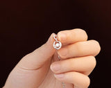 Sterling Silver Clavicle Chain Necklace with Smart Pendant 1.2mm