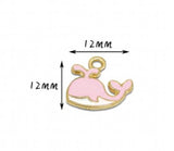50pcs Whale Pendants Charms DIY Jewelry Making Accessories