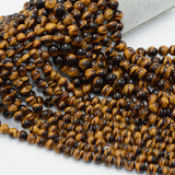 Natural Yellow Tiger Eye Stone Round Beads 8.5mm