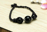 Natural Rose Red Garnet Bracelet Lucky Charm Women's Bracelet
