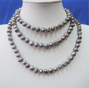 Natural Freshwater Pearl Long Necklace