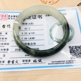 Zheru Jewelry Natural Jadeite Bracelet Double 54-62mm