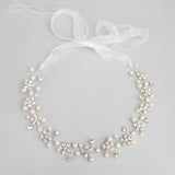 Pearl Flower Bridal Headband Wedding Hairband