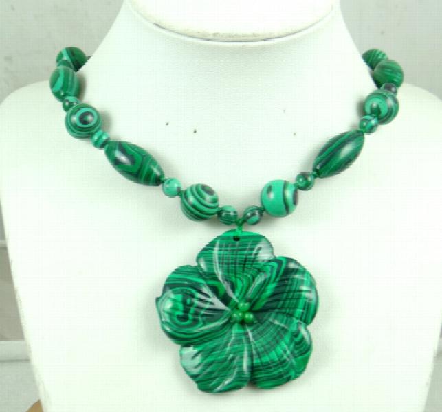Natural Stone Tiger Eye Flower Pendant for DIY Jewelry Making