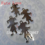 Lot 10pcs BABY GIRLS charms stainless steel pendant necklace Jewelry