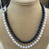 Natural Freshwater Pearl Necklace 18-19inch
