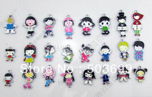 100pcs Mixed Zinc Alloy Sports Enamel Charms for Boys and Girls