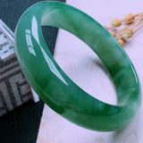 Zheru Jewelry Natural Burmese Jadeite 54-64mm Bracelet