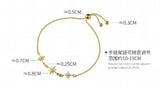 925 Sterling Silver CZ Starshine Chain Bracelet