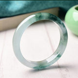 Burmese Emerald Flower Bracelet 54-64mm Princess Jewelry for Mom and Girlfriend