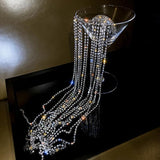 Rhinestone Hairpins Tassel Hair Accessories Wedding Jewelry