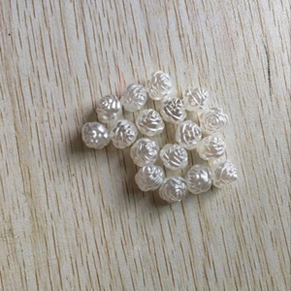 12mm 850pcs Acrylic pearl rose Beads for Jewelry DIY