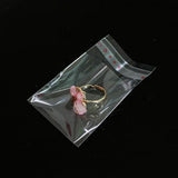 500pcs 6*8cm Clear OPP Bag Self Adhesive Resealable Cellophane Bags