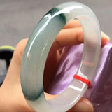 Burmese Jade Light Two-Color 54-64mm Bracelet Princess Jewelry