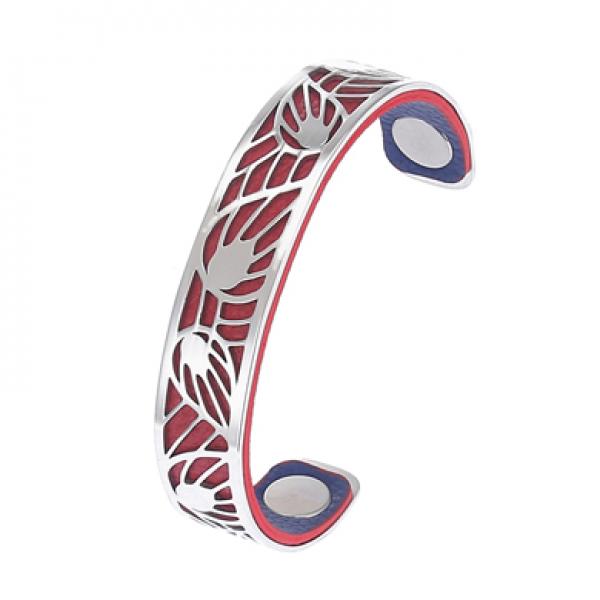Cremo Leaf Love Bracelet Bague Femme Bijoux Stainless Steel Cuff Bracelets