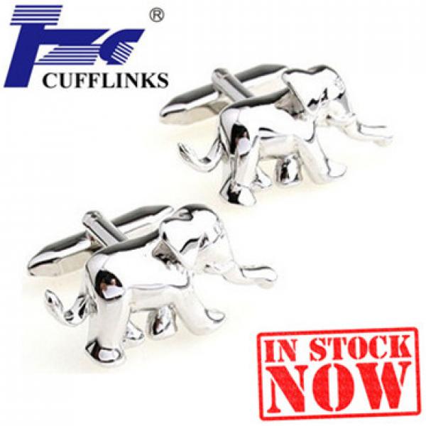Elephant Cufflink Cuff Link Set - 2 Pairs