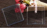 20pcs 5x5x5cm PVC Boxes Small Plastic Clear Box Storage