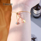 DOREMI Name Bracelets For Women Girls Adjustable Bracelet Personalized