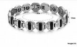 Magnetic CZ Mens Anti-Fatigue Bracelet