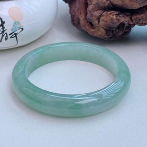 Zheru Natural Burmese Emerald Light Green Bracelet for Mom and Girlfriend