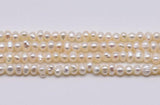 AA 3-4mm Potato Freshwater Pearl Beads for DIY Jewelry