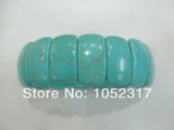 Howlite Stone Bracelet Elasticity Adjustable Unisex Gift