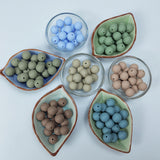 100 PCS Silicone Beads Baby Teething Toys DIY Pendant