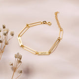 VishowCo Stainless Steel Charm Bracelet for Women