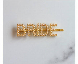 Shining Stainless Steel Letter Hair Clip Styling Tool