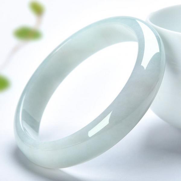 Zheru Jewelry Natural Burmese Jade Shallow Bracelet Princess Jewelry