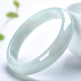 Zheru Jewelry Natural Burmese Jade Shallow Bracelet Princess Jewelry