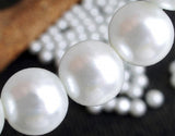 Glass Pearls Round Spacer Beads (4mm-16mm) DIY Jewelry Making