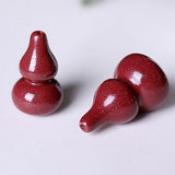 5A Natural Cinnabar Calabash Gourd Necklace Pendant DIY Jewelry