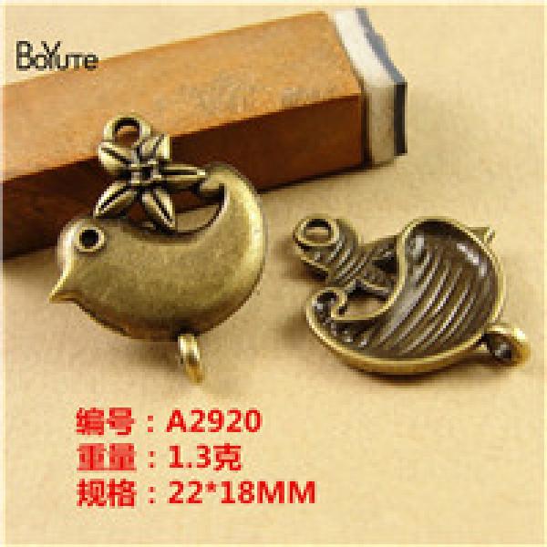BoYuTe Bird Pendant Charms for Jewelry Making Diy Accessories