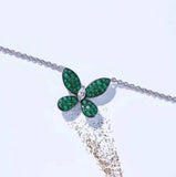 Butterfly Necklace Tricolor Chain Women's Jewelry