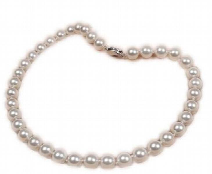 Shell Pearl Necklace 8mm Pink Sea Shell DIY Hand Jewelry