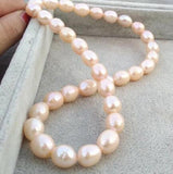 South Sea 10-12mm Pink Pearl Necklace