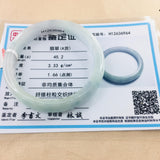 Zheru Jewelry Green Jadeite Bracelet 54-62mm A Class Certificate