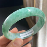 Zheru Jewelry Natural Myanmar Emerald 54-64mm Green Bracelet Princess