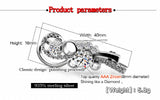 Zircon Inlaid 925 Sterling Silver Brooch - Solid Silver Charm Jewelry