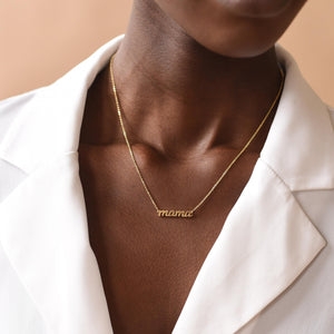 Personalized Name Necklace - Stainless Steel Plated - Birthday Gift