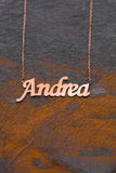 Personalized Side Name Necklace, Stainless Steel Gift