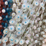 Colorful Flower Shell Beads Natural Loose DIY Jewelry Making