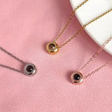 Personalized Photo Projection Necklace