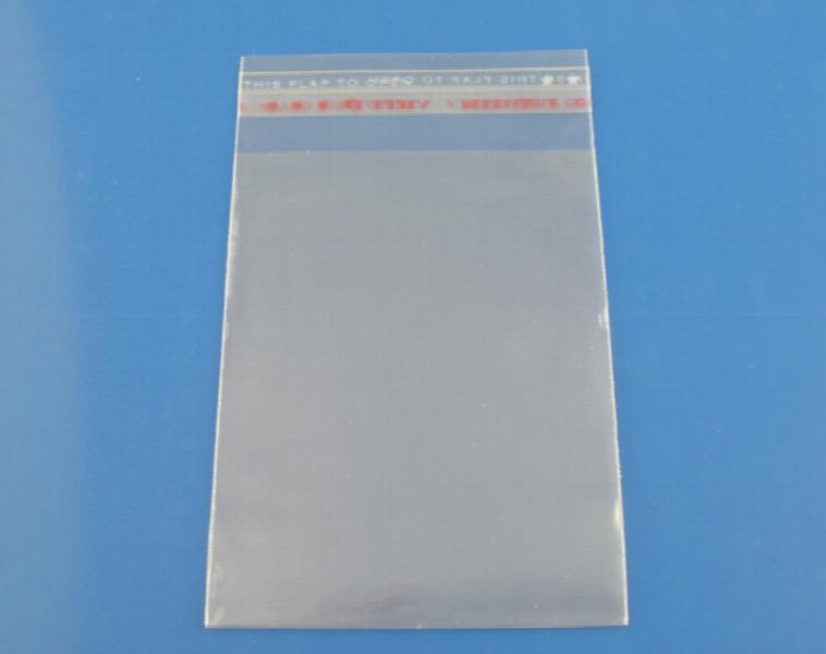 200PCs Self-Seal Bags Transparent Rectangle Storage Beads Jewelry Gifts x7cm